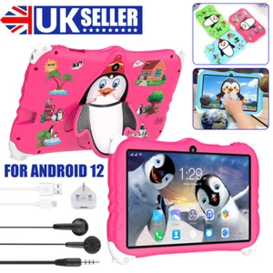 Kids Tablet PC 7" Android 12 3GB+32GB WIFI Dual Camera 4-Core Xmas Gifts 2024 - Picture 1 of 18