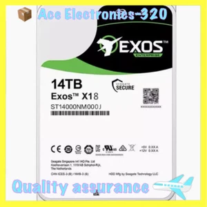 ST14000NM000J Seagate Exos X18 14 TB SATA 6Gb/s 256 MB 7200 rpm Hard Drive HDD - Picture 1 of 4