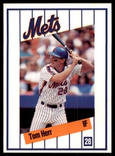1991 KAHN'S NEW YORK METS TOM HERR NEW YORK METS #NNO