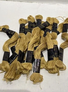 Lot of 14 Brown # 344 Vintage Peri-Lusta All Needlepoint Cross Stitch Floss - Picture 1 of 5