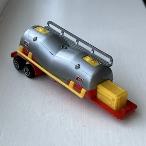 MAJORETTE 379 MAGIRUS SEMI POWDER TRANSPORTER TRAILER RED/SILVER/YELLOW NUCs - Picture 1 of 13