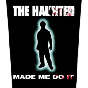 HAUNTED made me do it 2002 GIANT BACK PATCH 36 x 29 cms OFFICIAL MERCHANDISE - Picture 1 of 15