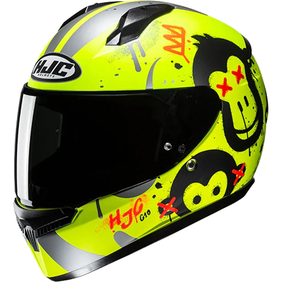 Helm Helmet Integral HJC C10 Geti MC3HSF GRÖSSE S Visier Transparent