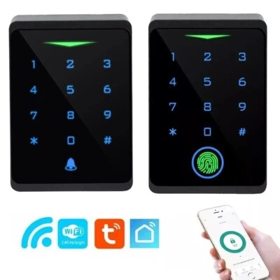 TUYA SISTEMA DI CONTROLLO ACCESSI SMART WIFI CON TASTIERA TOUCH Tuya Sistema di Controllo Accessi Smart WiFi Biometrico con Tastiera Touch