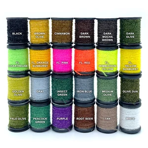 SEMPERFLI GEL CORE BODY MICRO FRITZ - Fliegenbinden Chenille - 24 Farben verfügbar! - Bild 1 von 27