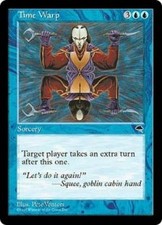 Time Warp NM MTG Tempest Magic