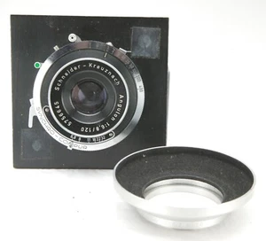 Vintage Schneider Angulon 120mm f/6.8 5x7" Lens w/4x4" Calumet & Deardorff Board - Picture 1 of 4