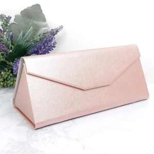 Foldable Glasses/Sunglasses Case Pink - Picture 1 of 5