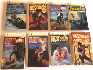 LOT of 8 DON PENDLETON MACK BOLAND SERIES BOOKS COND: VERY GOOD PAPERBACK - Imagen 1 de 9