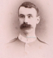 Victorian CDV Photo Military British Soldier Moustache Felice Malta