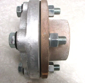 WATTS Dielectric Flange Adapter 3" Copper Sweat Flange x 3" NPT Companion Flange - Picture 1 of 9