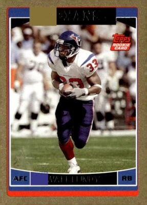 2006 Topps #343 Wali Lundy Gold #/2006 - Image 1 of 2