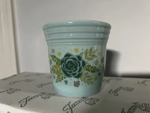Fiesta ®️ HLCCA 2025 Conference Exclusive SKY Blue Individual Floral Flower Pot - Picture 1 of 1