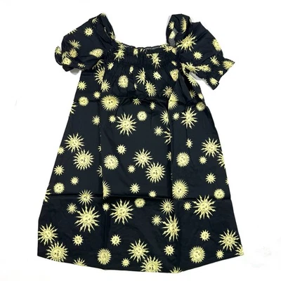 New ModCloth 90s Suns Shift Dress Black Size Small - Image 1 of 4