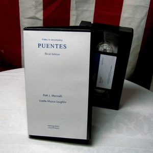 PUENTES video accompaniment Spanish for Intensive & High-Beginner Courses VHS - Picture 1 of 2