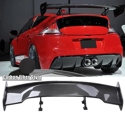 47" Rear Trunk Spoiler Wing Adjustable GT Style Glossy For Honda CR-Z 2011-2016 - Image 1 of 4