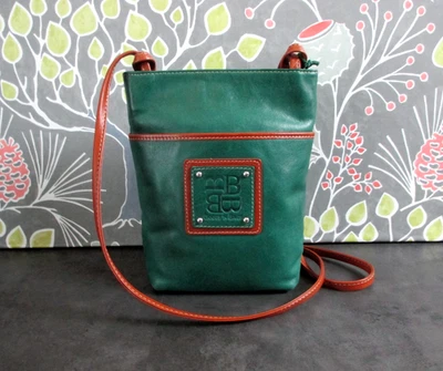 Bolsa tiracolo Boots' N Bags feita na Colômbia couro verde bolsa pequena - Imagem 1 de 4