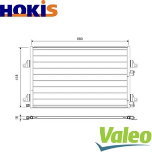 CONDENSER AIR CONDITIONING 817731 FOR RENAULT ESPACEIV P9X701/715 3.0L 6cyl 2.0L - Picture 1 of 8