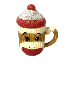 calcetín mono taza de café con tapa de sombrero  - Imagen 1 de 9