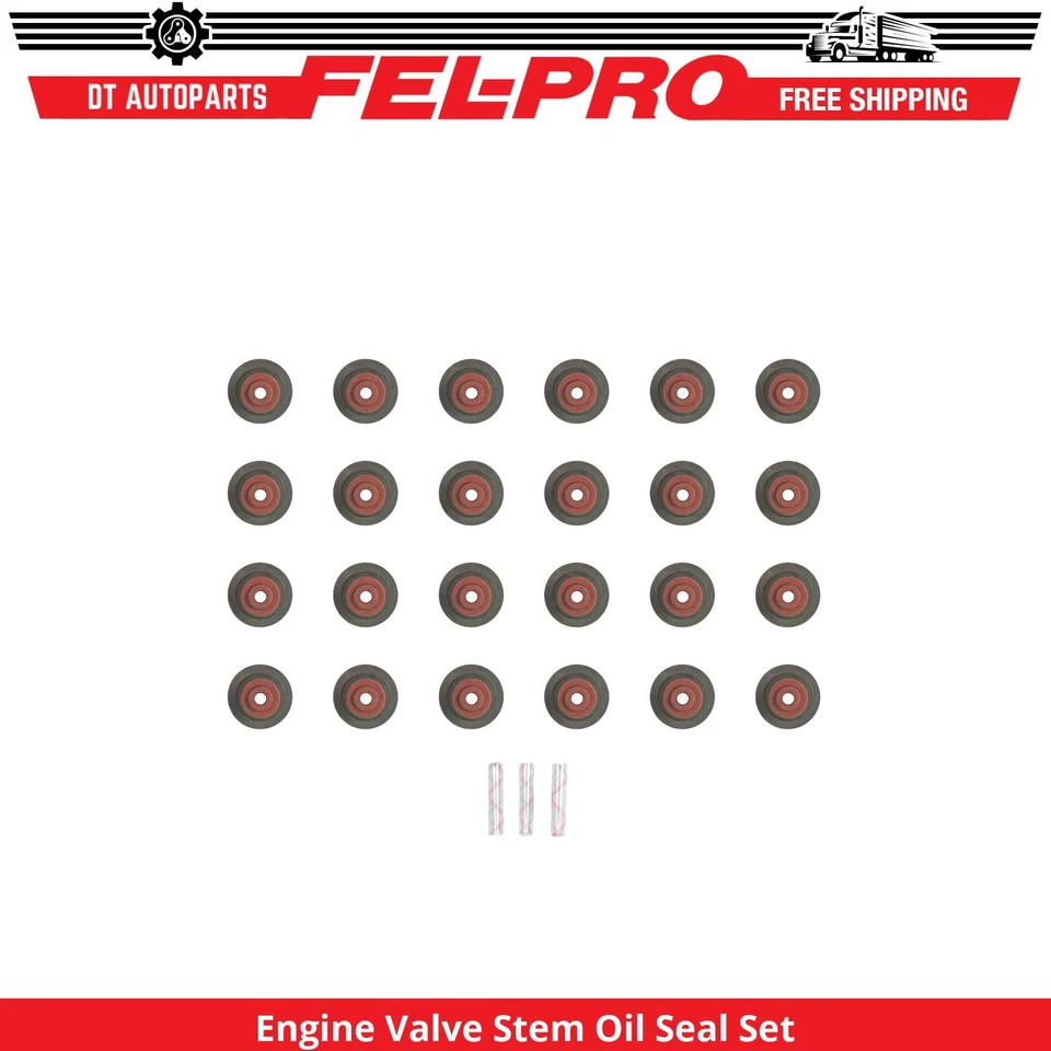 For 06-17 Hyundai Azera Engine Valve Stem Oil Seal Set Intake and Exhaust FelPro - Image 1 of 1