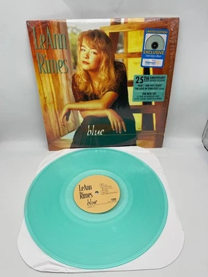 LeAnn Rimes BLUE LP Sea Glass Blue Color Vinyl Record Limited Edition Country LP Foto 1 de 4