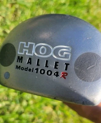 Dogleg Right Hog Mallet Model 1004R Right Handed Putter RH - Image 1 of 4