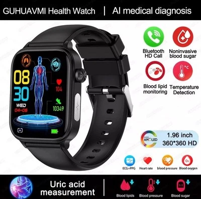 Smart Watch Men Women Fitness Tracker Blood Pressure Heart Rate Sport Watches UK - Image 1 of 4