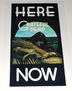 Grateful Dead Jerry Garcia / Bob Weir "Wake of the Flood" 1973 Poster 19" x 13" - Picture 1 of 2