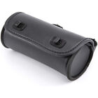 Motorcycle Fork Bag Pu Leather Handlebar Tool Pouch Sissy Bar Roll Storage7976