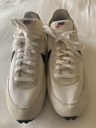 Nike Waffle Trainer 2 Textile Trainers DC6477-100 White/ Black Men Size 8.5