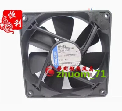 1PC Ebmpapst 4414FM 24V 3.2W 12025 12CM double ball inverter cooling fan - Image 1 of 2