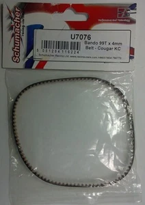 Schumacher U7076   Bando 99T x 4mm  Belt  -  Cougar   KC        Free Shipping - Picture 1 of 2