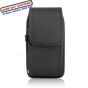 High Quality Nylon Phone Pouch Case Waist Belt Bag with Belt Loop for SmartPhone - Picture 1 of 1