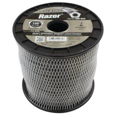 0.105" Trimmer Line 3 lb. Spool - 525' Length, Gray, Quiet & Efficient - Image 1 of 2