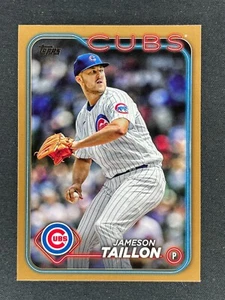 Jameson Taillon - 2024 Topps Series 1 #182 Gold Border Parallel SP SN /2024 - Picture 1 of 2