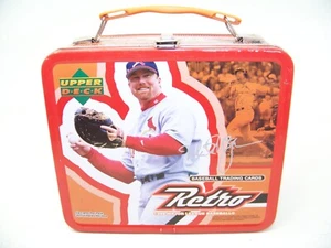 1998 Upper Deck Retro Mark McGwire St. Louis Cardinals Tin Lunch Box (Empty) - Picture 1 of 11