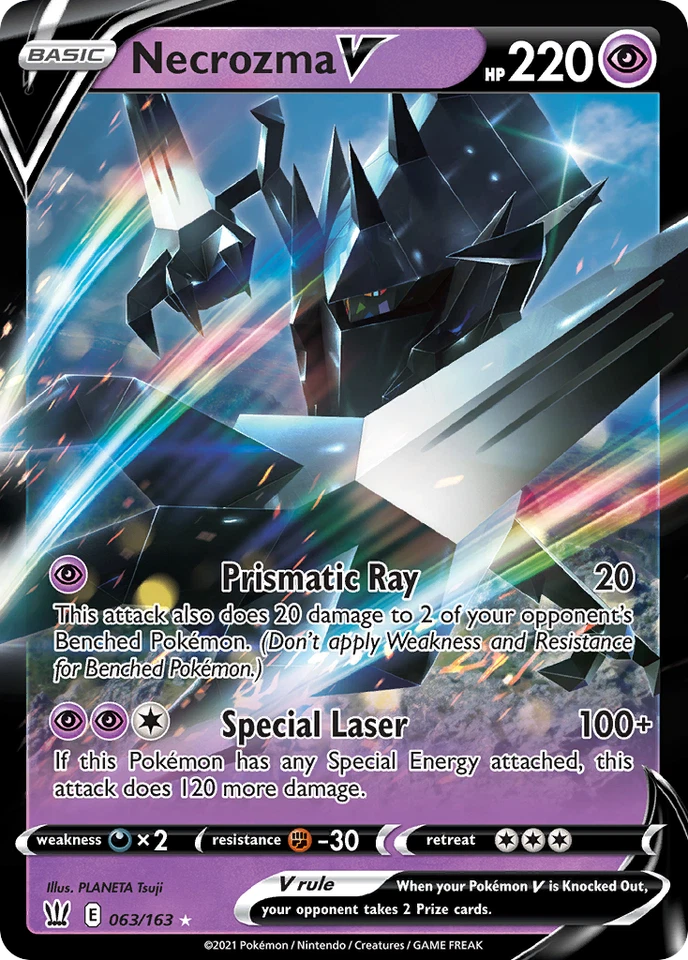 1x Pokemon TCG - Battle Styles - Necrozma V 063/163 NM - Image 1 of 1