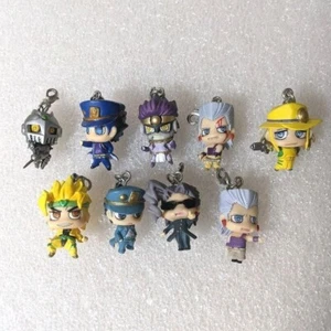 JoJo's Bizarre Abenteuerfigur Charm Schlüsselanhänger Set 9 Posten DIO Anime Japan M481 - Bild 1 von 4