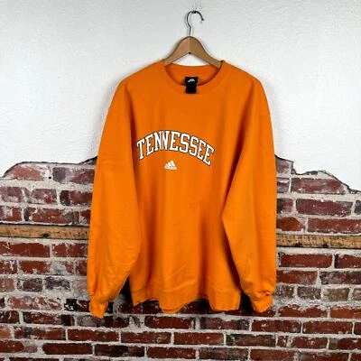 Sudadera De Colección Adidas Tennesse Vols Talla 2XL Naranja Polar Cuello Redondo NCAA Y2K Foto 1 de 4