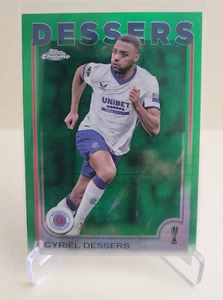 2024-25 TOPPS CHROME UEFA CYRIEL DESSERS GREEN PRISM REFRACTOR #80 Ser #31/99 - Picture 1 of 2