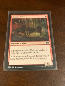 Magic the Gathering Eldritch Moon Brazen Wolves - Picture 1 of 2