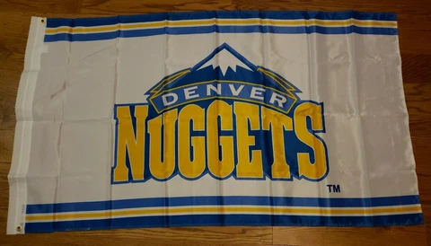 Denver Nuggets Flag Banner 3x5 Retro Design Premium Outdoor House Basketball NEW Cover