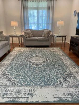 Alfombra de área nueva para sala de estar 8x11,5x8 Foto 1 de 2