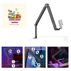 Premium Microphone Boom Arm with Desk Mount, 360° Rotatable, Fully Adjustable... - Picture 1 of 10