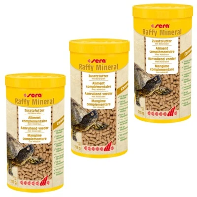 3 Liter sera raffy Mineral - schwimmfähige Mineralfuttersticks für Schildkröten  - Bild 1 von 3