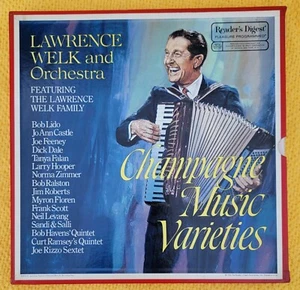 Lawrence Welk and Orchestra, Champagne Music Varieties 6 Vinyl LPs EX - Picture 1 of 18