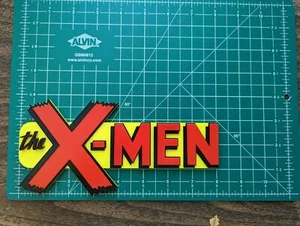 X-MEN De Colección Clásico Impreso en 3D Pantalla Logotipo Montaje Marvel Edad de Plata - Imagen 1 de 5