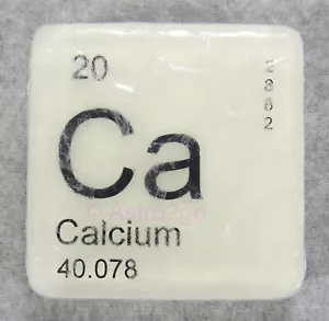 ELEMENTO TAVOLA PERIODICO "CA" CALCIO NOVITÀ SAPONE BAGNO MANI-4 oz SOLO BOLLICINE NUOVO! - Foto 1 di 6