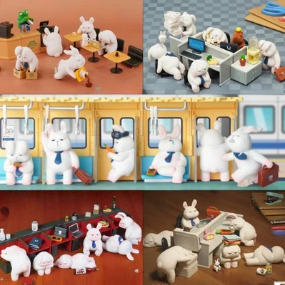 Toys Alliance Ta Monday Bruce Rabbit Worker Complete Line Blind Box Cute Figure - Image 1 of 4