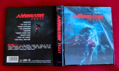 Annihilator ‎– Feast  - Ecolbook Lenticular3D, 2CD Overkill, Testament, Megadeth - Bild 1 von 4